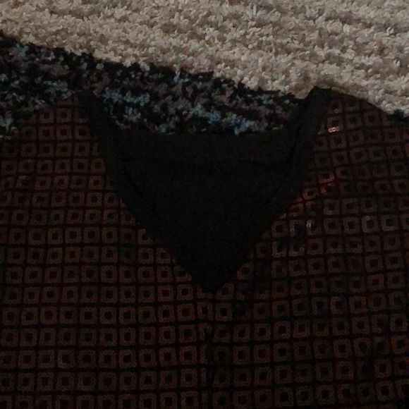 Ellen Tracy copper and black sequin dress - Picture 4 of 4